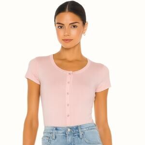 White House Black Market Cap Sleeve Cardigan in Pink Sheen EUC Size M